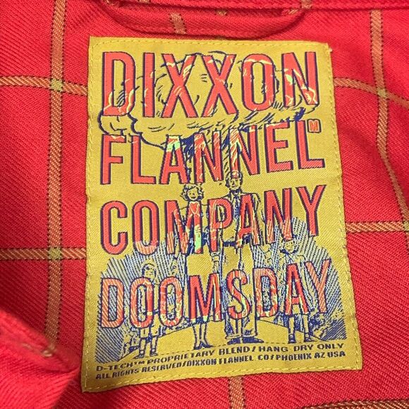 NWT Dixxon Flannel Company Men's Doomsday Flannel Size Medium - Picture 3 of 7